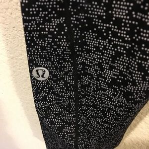 lululemon athletica Pants - Lululemon black with white dot leggings lululemon athletica Pants - Lululemon black with white dot leggings